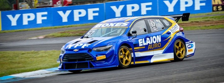 El Chevrolet de Franco Vivian, autor de la pole en el TC2000 en Concordia.