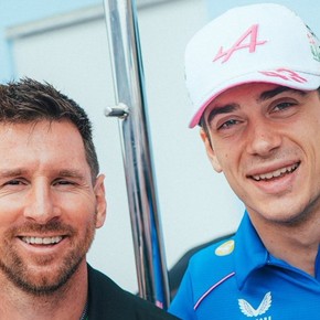 Lionel Messi dijo presente en la Fórmula 1 de Miami: fue a Mercedes y visitó a Colapinto