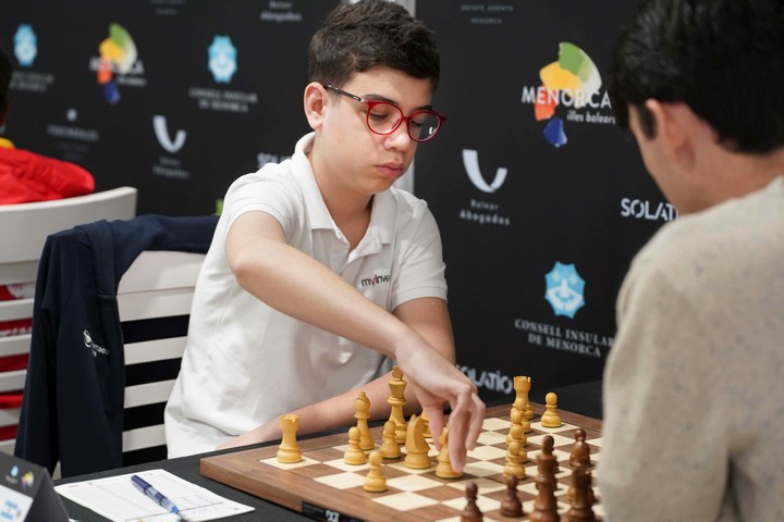 Faustino Oro jugará este jueves por la sexta ronda de Cerdeña.