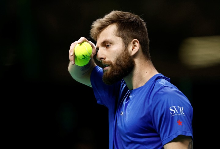 Corentin Moutet y una carrera llena de polémicas. (REUTER)