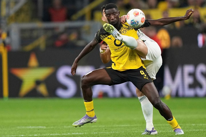 Serhou Guirassy, delantero del Borussia Dortmund.