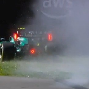 Video: el fuerte palo de Alonso que provocó la bandera roja en la Qualy para la Sprint