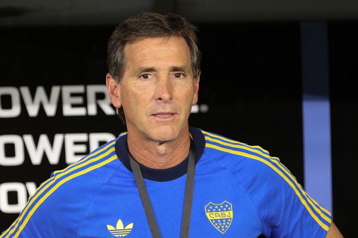 El entrenador de Boca, Claudio Úbeda (EFE).