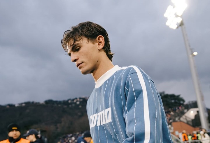 Nico Paz no sumó minutos en el triunfo ante Cremonese. (Instagram Nico Paz)