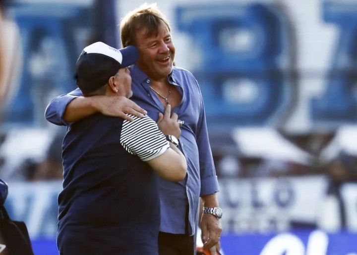 Diego Maradona y Ricardo Zielinski.