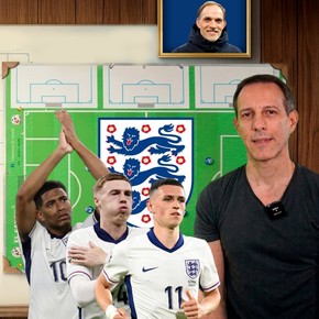 La pizarra de Vicente Muglia: así juega Inglaterra