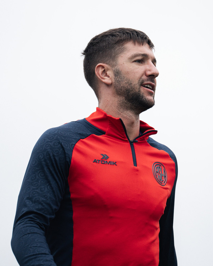 Luciano Vietto se reintegró a los entrenamientos. (Foto: Prensa San Lorenzo)