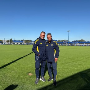 Un recorrido con Blas Giunta y Diego Soñora por Boca Predio, el semillero del Xeneize