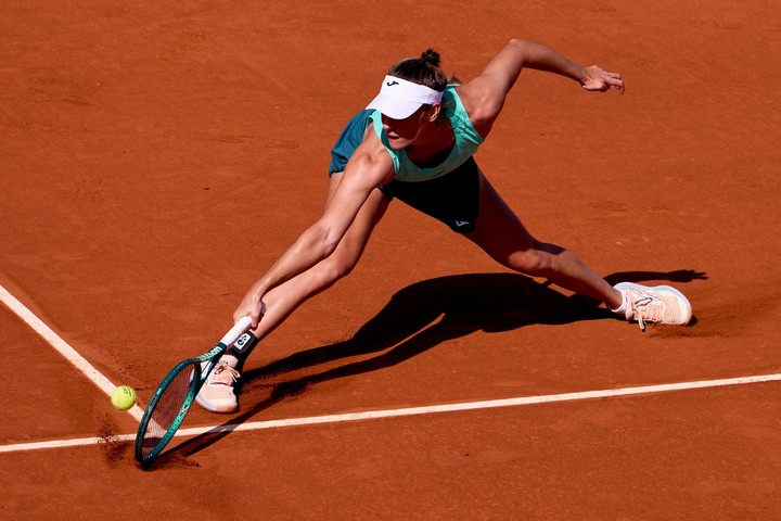 Sierra jugó el primer partido de su carrera en el Foro Itálico y se lució. 