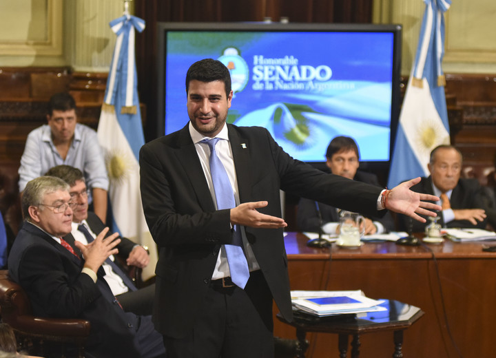 Marcos Cleri como diputado en 2016.