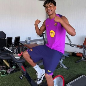 Lamine Yamal reapareció entrenándose y le apunta con todo al Mundial 2026