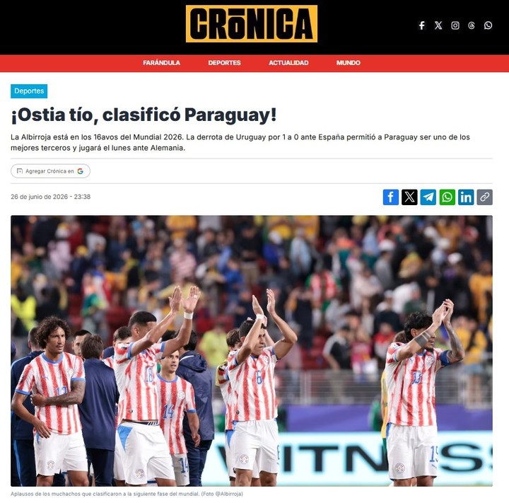 Crónica.