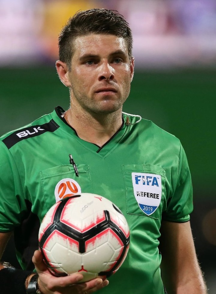 Shaun Evans, el AVAR de Alemania-Curazao (FIFA).