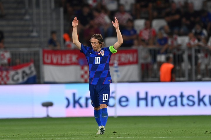 Modric en Croacia (EFE).