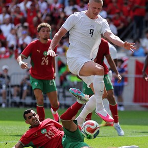 Noruega rescató un empate ante Marruecos