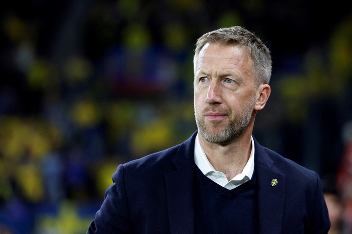 Graham Potter, DT de Suecia. (REUTERS)