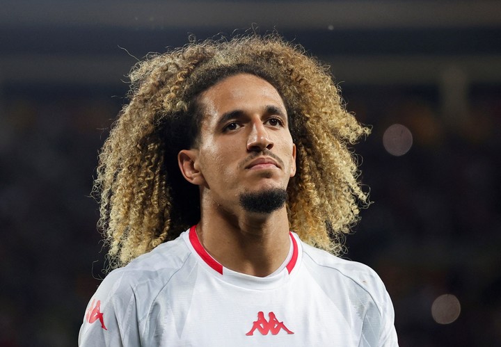 Hannibal Mejbri, referente de Túnez. (REUTERS)