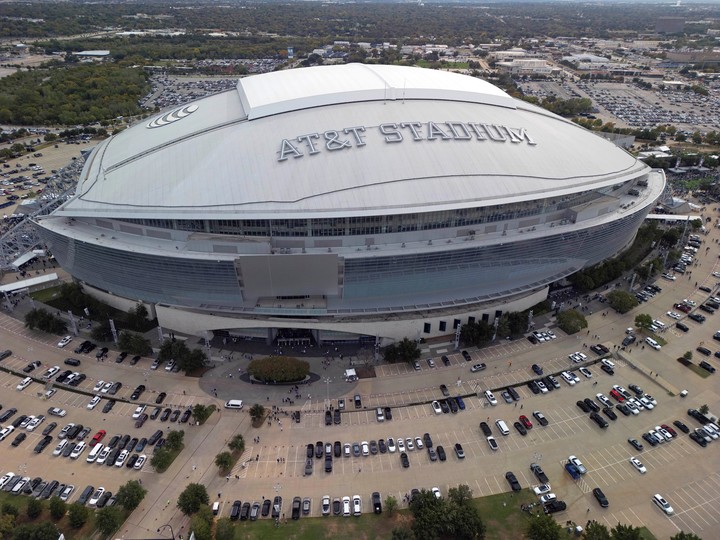 El Dallas Stadium, la sede del partido. (AP)