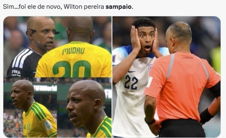 Un meme por el inglés de Sampaio.
