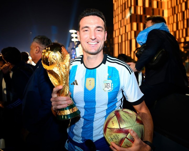 Lionel Scaloni y la Copa del Mundo.