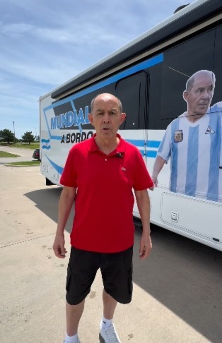 Bochini en Estados Unidos (Instagram).