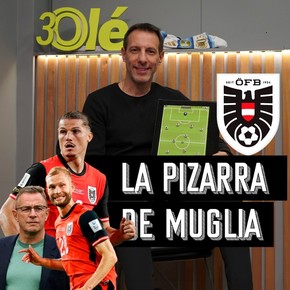 La pizarra de Vicente Muglia: así juega Austria
