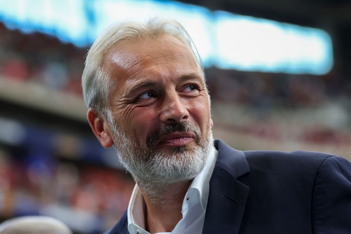 Sébastien Desabre, DT de RD Congo. (EFE/Carlos Ramírez)