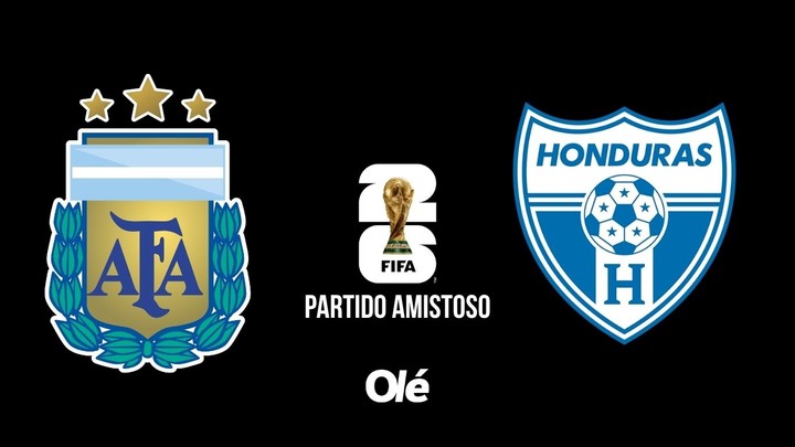 Argentina vs. Honduras, por un amistoso previo al Mundial 2026.