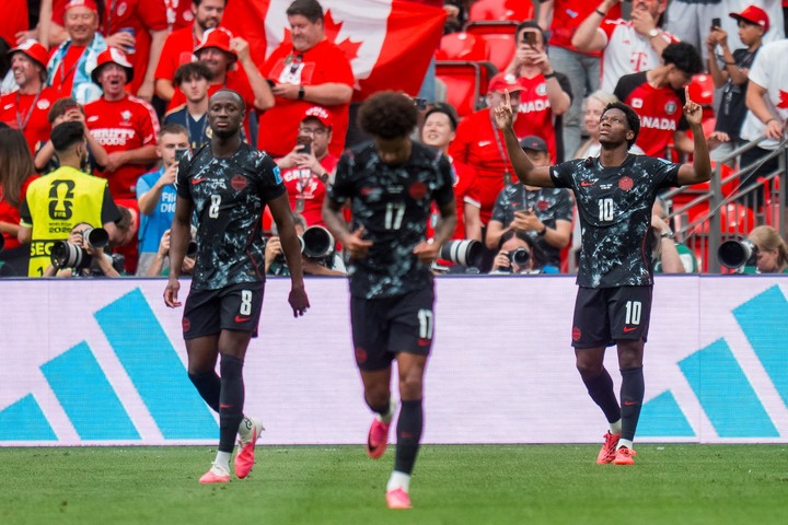 Canadá goleó a Qatar (EFE).