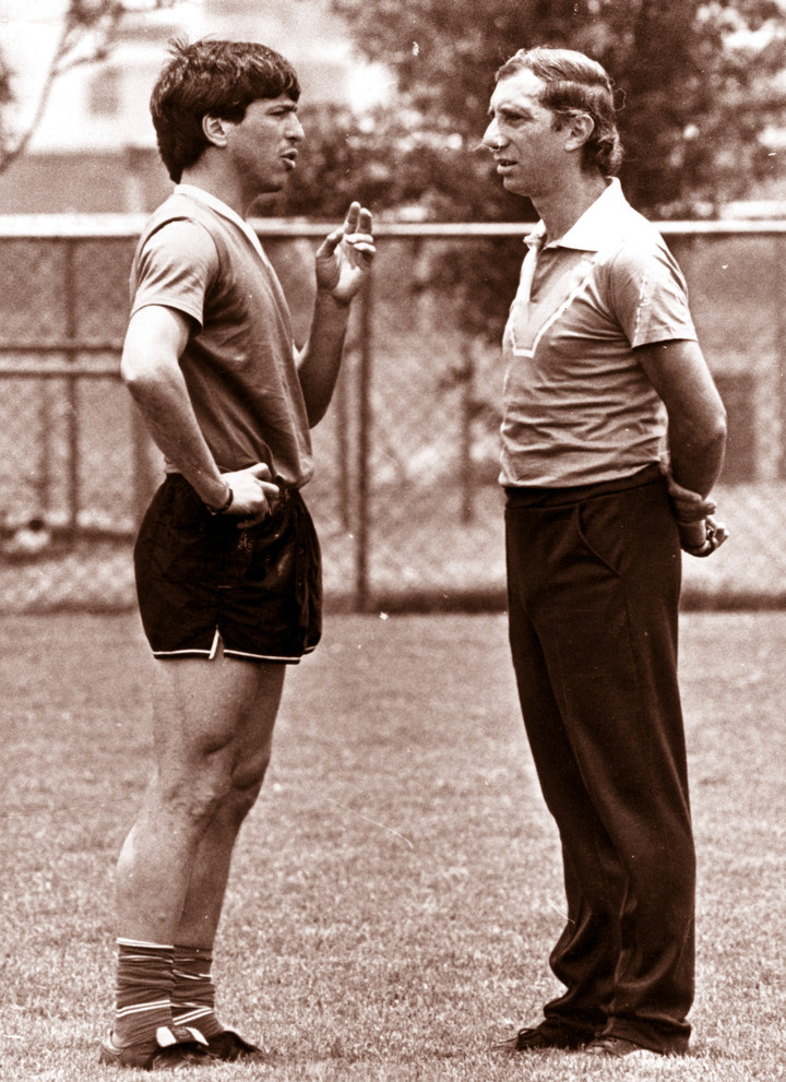 Passarella y Bilardo en México 1986. 