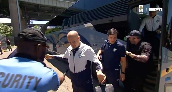 El operativo de seguridad (ESPN).