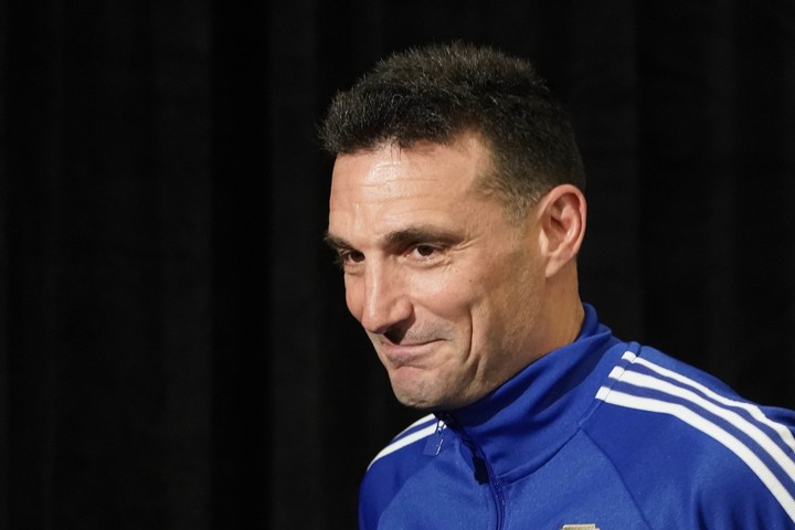 El técnico de la Selección Argentina, Lionel Scaloni (Foto Juano Tesone / CLARIN).