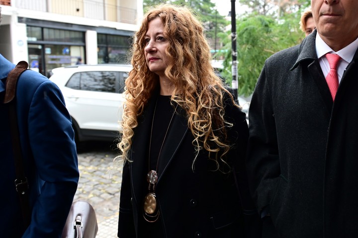 Nancy Forlini, la coordinadora de cuidados domiciliarios de la empresa de salud Swiss Medical (EFE)