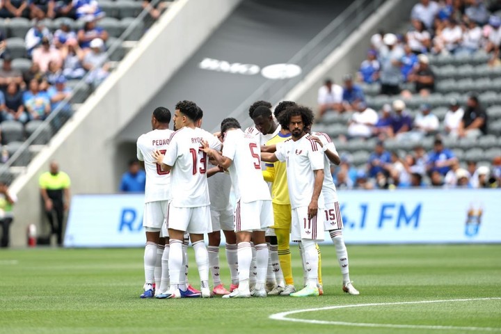 La Selección de Qatar empató su último amistoso ante El Salvador. (@QFA)