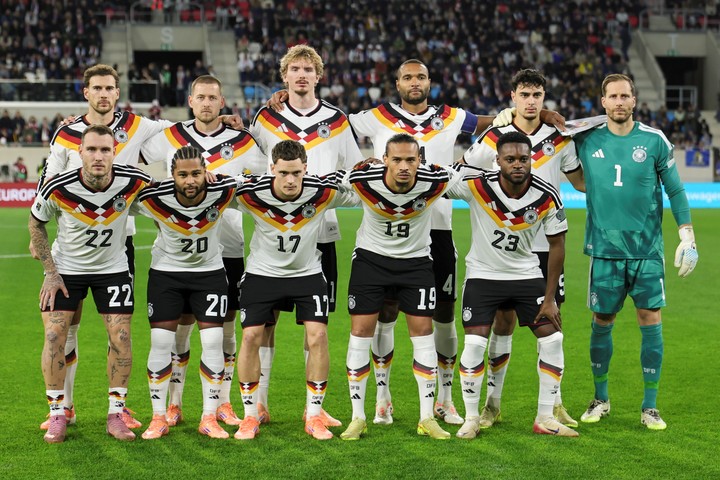 El XI de Alemania (EFE).