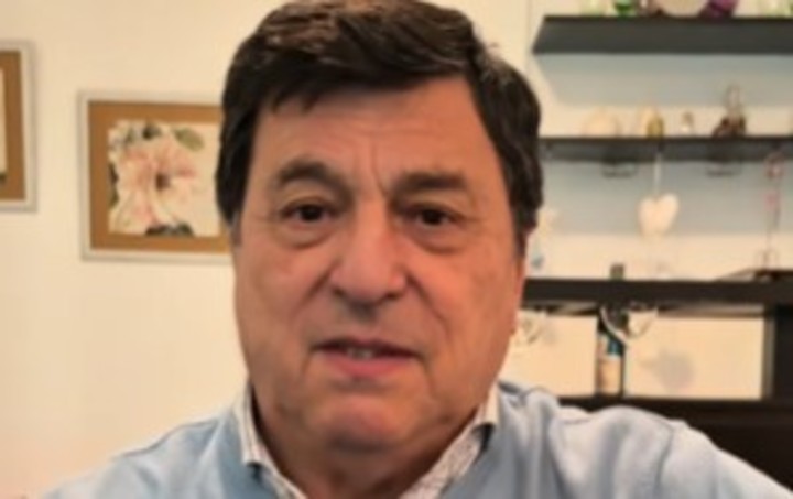 Daniel Passarella en el video que le grabó a River, semanas atrás (FOTO: Captura).