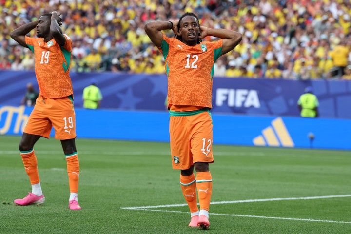 Elye Wahi con Costa de Marfil. (EFE/ Sebastiao Moreira)