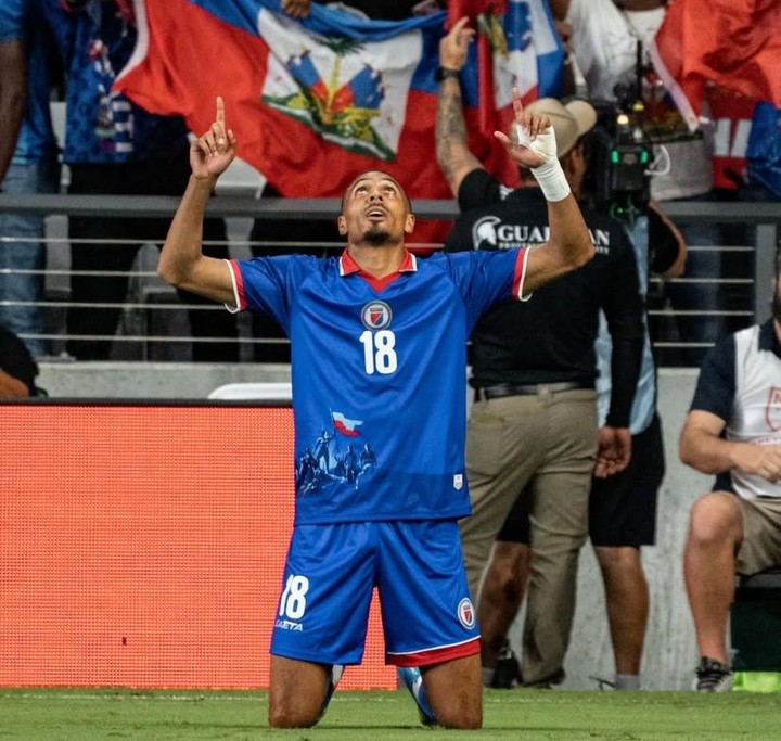 Wilson Isidor, jugador de Haití.
