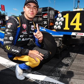 Alessandro De Tullio brilló en Wisconsin, logró su séptima pole en diez carreras en la Indy NXT