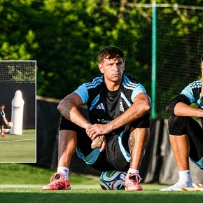 El peculiar entrenamiento de Dibu Martínez: ¡con una sola mano y sin guantes!