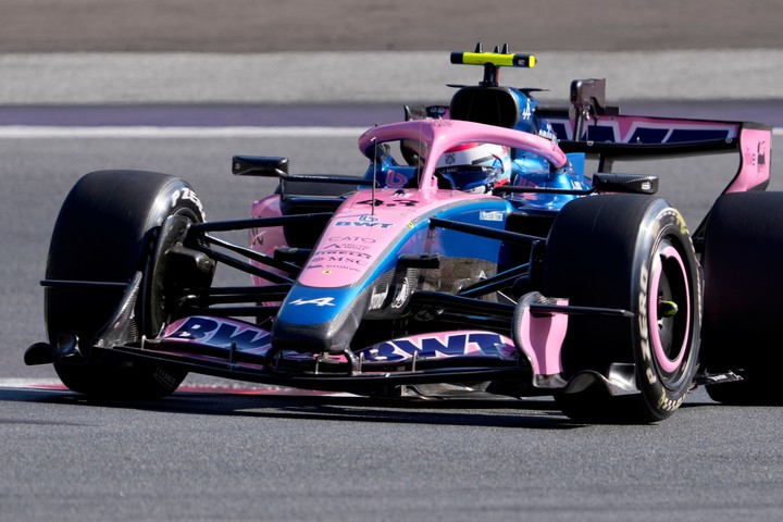 El Alpine de Franco Colapinto, en acción durante el GP de Austria.
(AP).