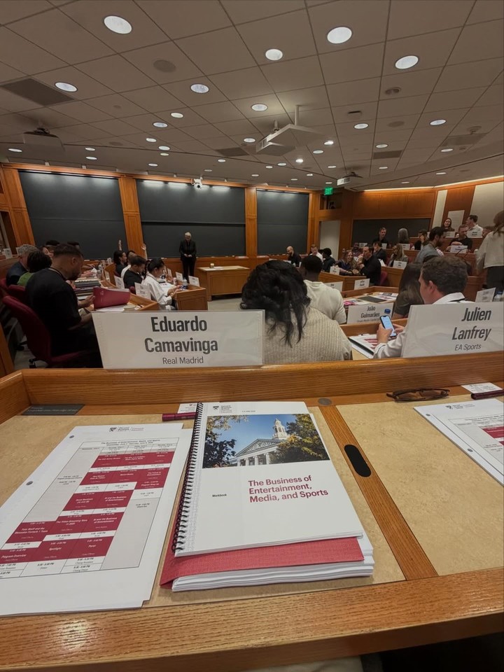 Camavinga en Harvard (Instagram).