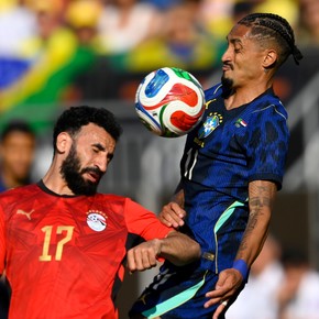 Ancelotti hizo ¡9 cambios! en el ST y Brasil consiguió la ventaja vs. Egipto