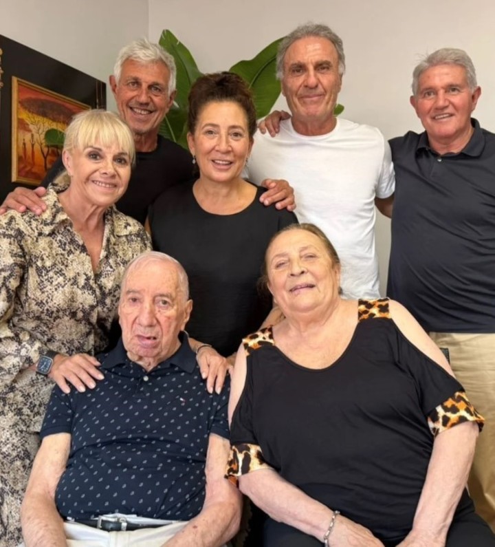Bilardo en su último cumpleaños. 