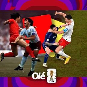 Maradona y Messi lideran el ránking de a quién les hicieron más foules en las Copa del Mundo