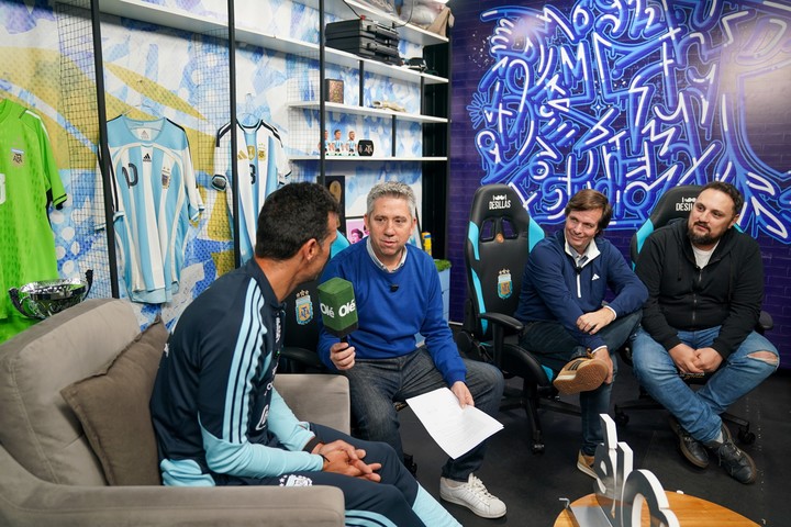Lionel Scaloni, en diálogo con Olé (Maxi Failla).