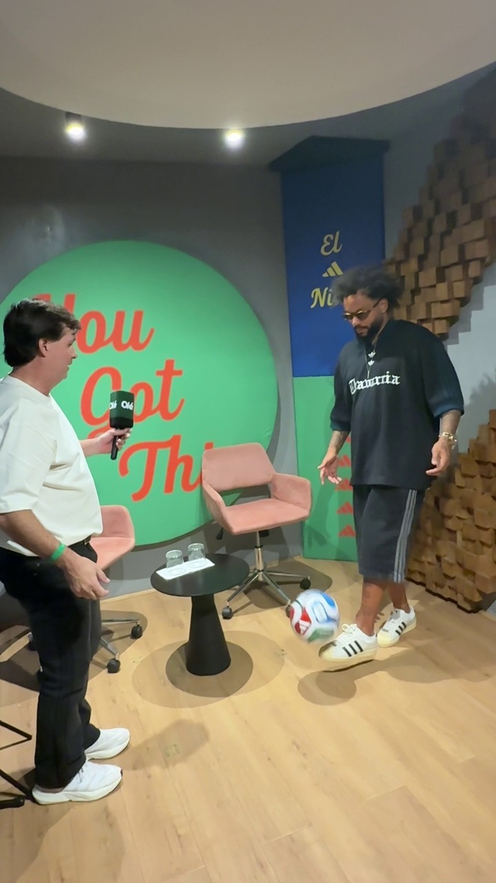 Marcelo mano a mano con Olé.