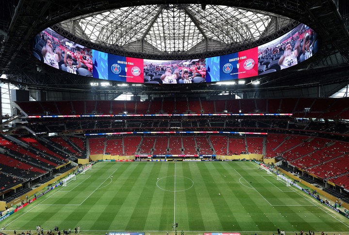 El imponente Atlanta Stadium, sede del partido. (REUTERS)