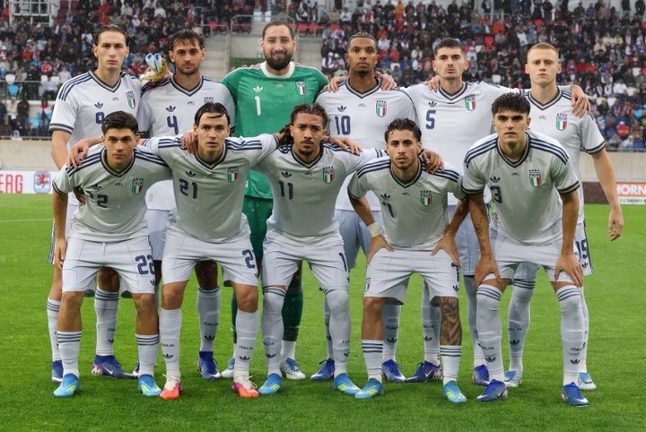 El equipo de Italia (X Oficial).