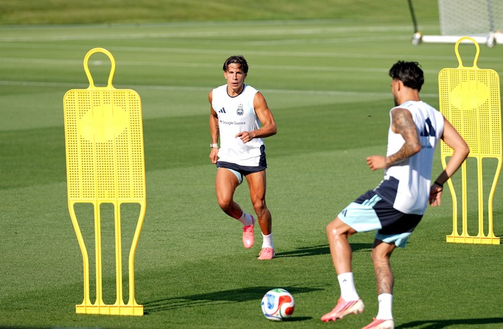 Giuliano, entrenando (REUTER).